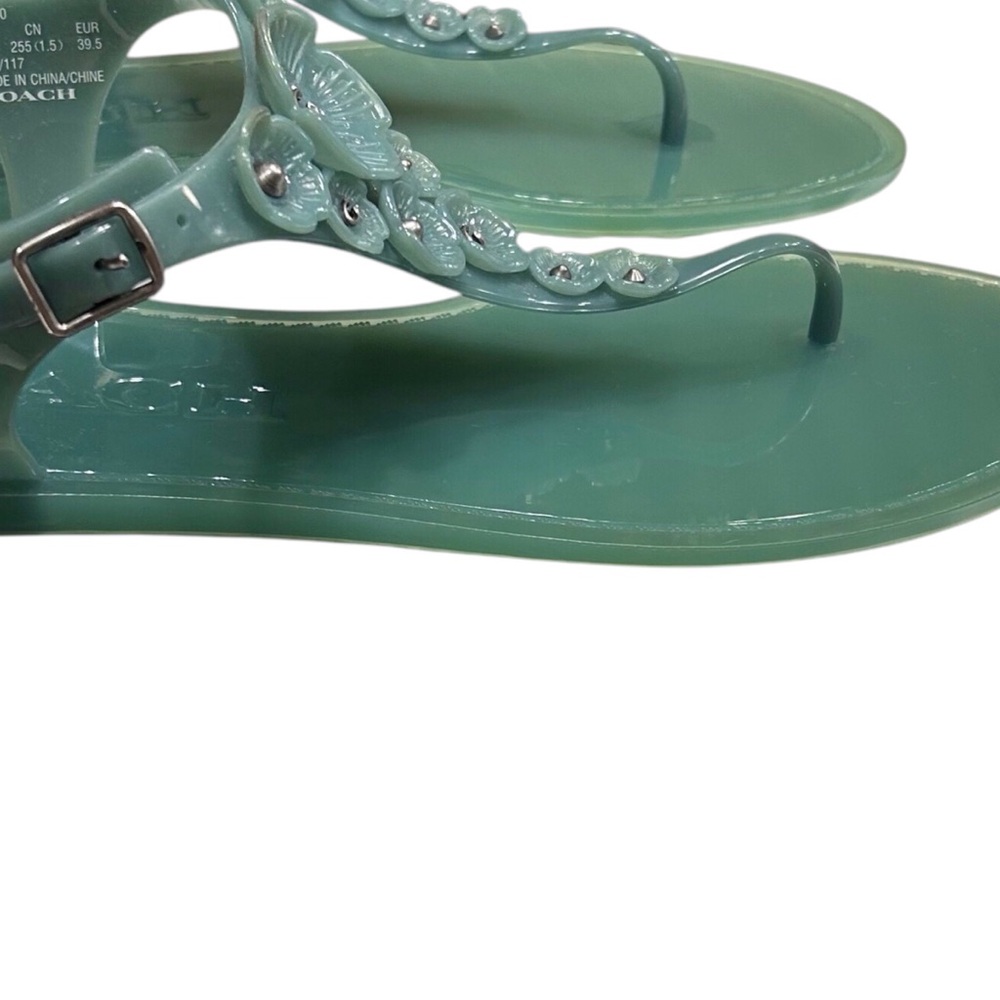 Coach Tea Rose Multi Jelly Sandal Marine. 
New in Box. - Picture 7 of 8
